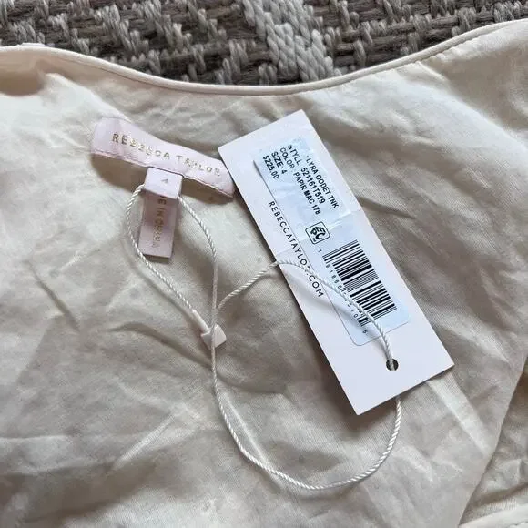 Rebecca Taylor Eyelet Tank Sz 4